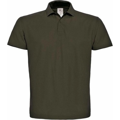 B&C ID.001 Piqué polo tričko hnedé