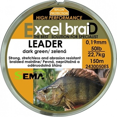 Sema šnúra Leader green 150m 20lb