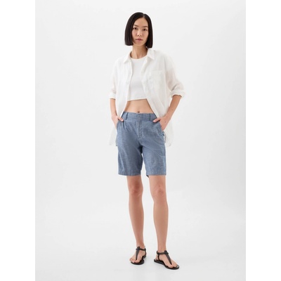 GAP Chambray kraťasy modrá