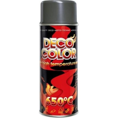 DecoColor barva ve spreji odolná teplotě 650°C 400 ml antracitová matná