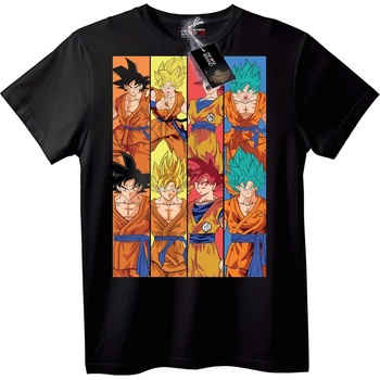 NOONEBRAND Тениска трансформации на Goku - XXS, White