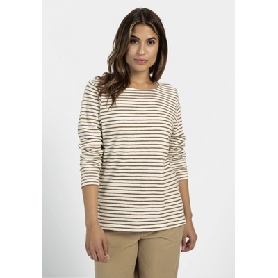 Camel active T-SHIRT CARAMEL - SOFT BLUE