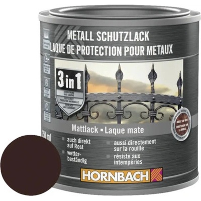 Hornbach na kov 3v1 hnedá, matná 250ml
