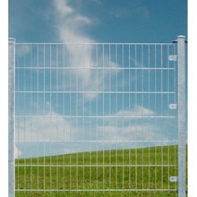 Floraworld Drôtený plotový panel, dvojitý 6/5/6, pozinkovaný, 203 x 201 cm