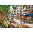 Puzzle Schmidt Sam Park Paříž květinový trh Paris Blumenmarkt 1000 dílků