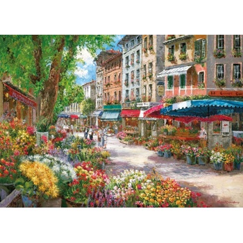 Schmidt Sam Park Paříž květinový trh Paris Blumenmarkt 1000 dílků
