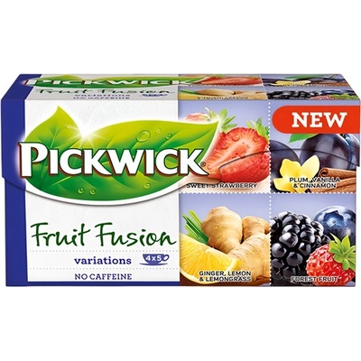 Pickwick Čaj ovocný variace jahod 20 ks 38 g