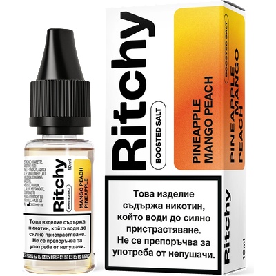 никотинови соли Ritchy Salt 10ml Pineapple Mango Peach 10мг