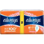 Always ultra дамски превръзки, normal duo fresh, 18 броя