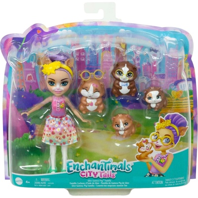 Mattel Enchantimals Glee Guinea Pig s rodinkou