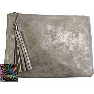 Nicole Brown elegantní psaníčko JBCP 003 ŠEDO/STŘÍBRNÉ