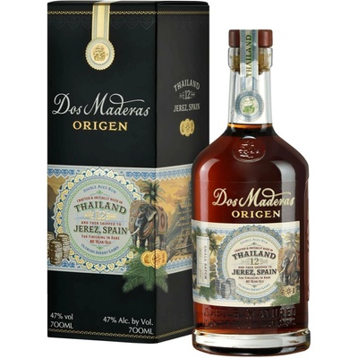 Dos Maderas 12y Origen Thailand 47% 0,7 l (holá láhev)