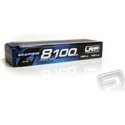 HV Stock Spec GRAPHENE-4 8100 mAh Hardcase Akku 7.6 V LiPo 135C/65C