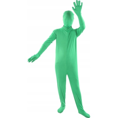 NEVIDITELNÝ ZELENÝ OBLEK GREEN SCREEN 180 CM