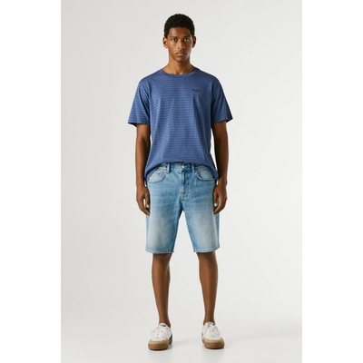 Pepe Jeans TAPERED SHORT CAMDEN BLEACH BLUE denim