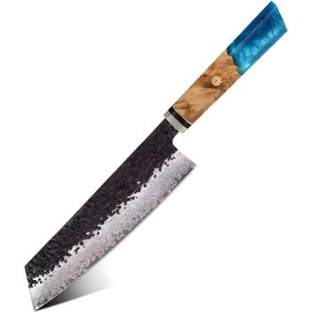 HARAHU Дамаски кухненски нож AI-37541 - Kiritsuke / Син KP37541 (AI-37541)