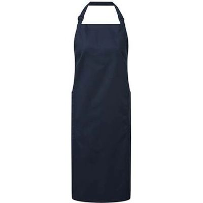 Premier Workwear Zástěra z recyklovaného materiálu a biobavlny PR120 Navy Pantone 2766 86x72cm