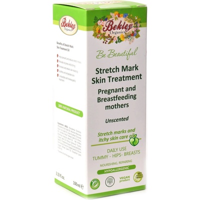 Bekley Масло против стрии Bekley Organics, без аромат, 100 ml (3800227160443)