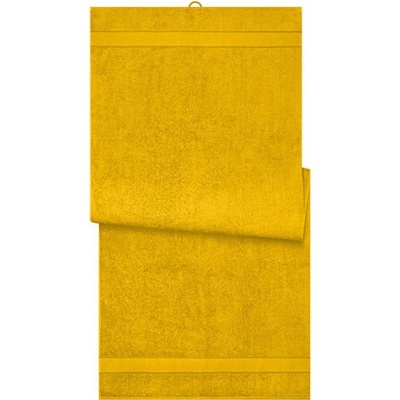 Myrtle beach Bavlněná osuška MB444 Yellow 70 x 180 cm
