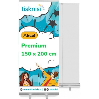 Rollup stojan PREMIUM 150 x 200 cm bez tisku