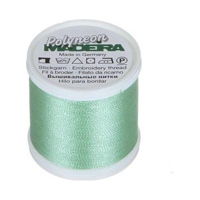 Vyšívací nitě PES Madeira Polyneon (400m) barva 1900 light mint