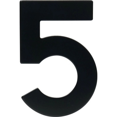 RN.95L.5.CE číslica "5" 95mm čierna Čierna
