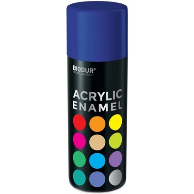 Biodur akrylový email v spreji 400 ml Ultramarínová modrá tmavá 4