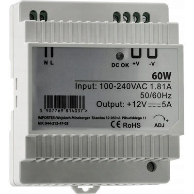 Berge Napájecí zdroj pro LED na DIN lištu MB0073