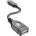 Cellularline Адаптер Cellularline 8018080189357, MicroUSB(м) към USB(ж), черен