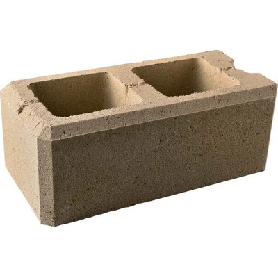 DITON Zdící tvarovka VISO Velikost: 40 x 20 x 15, Varianta: Viso koncový melír pískový, Povrch: standard