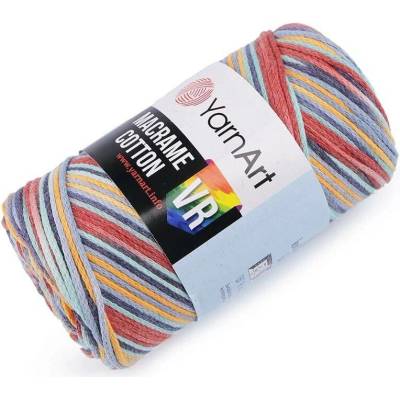 Pletací příze Macrame Cotton 250 g Varianta: 6 (916) modrá světlá, Balení: 1 ks 52140/129194/243435