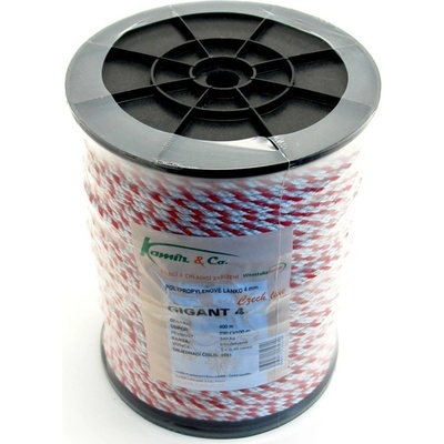 33561 Polypropylenové lano pro elektrické ohradníky 4 mm GIGANT 4