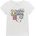 GUESS Бяла тениска за мини момиче с гумирани цветни букви Guess