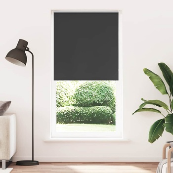 vidaXL Ролетна щора Blackout Black 105x210 cm Ширина на плата 100, 7 cm (4010921)