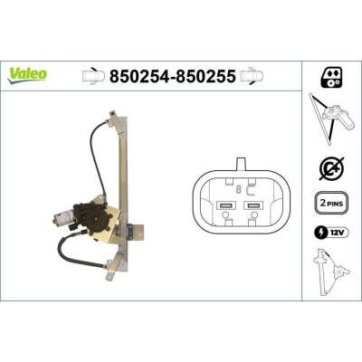 Zvedací zařízení oken VALEO 850255