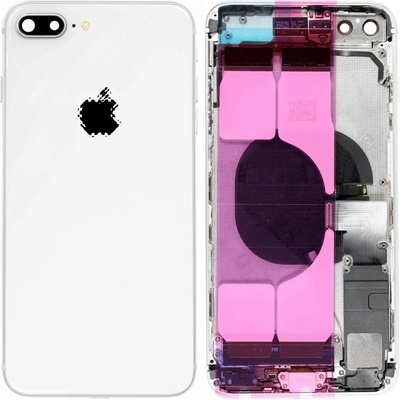 Kryt Apple iPhone 8 Plus zadní Housing s Malými Díly stříbrný