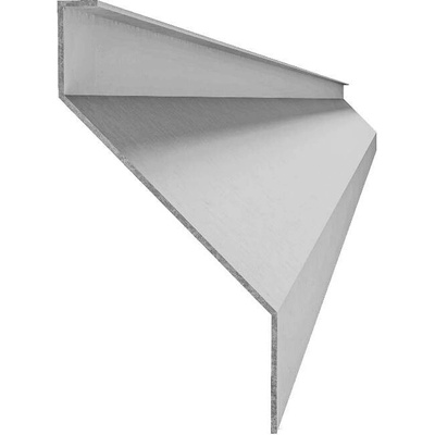 Plotová zinkovaná lamela, Z profil, 23x75x30x1,5 mm s vyztuženou hranou 10 mm, délka 4m