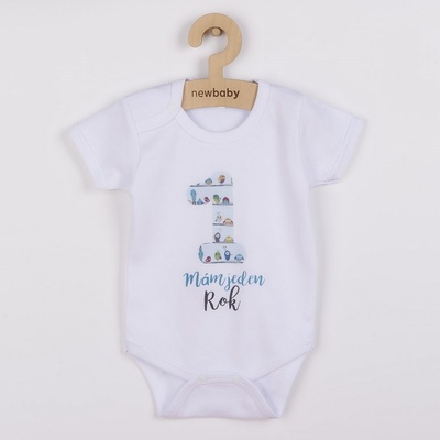 NEW BABY Body s potiskem Mám jeden Rok
