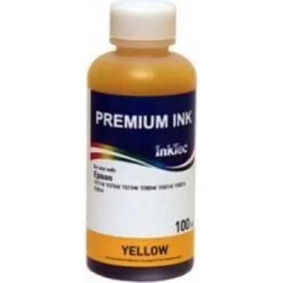InkTec Бутилка с мастило INKTEC за HP CC640/CC641/No-300/901, Жълт, 100 ml (INKTEC-HP-4060-100Y)