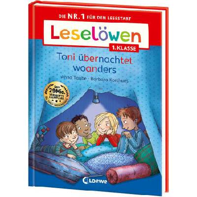 Leselöwen 1. Klasse - Toni übernachtet woanders