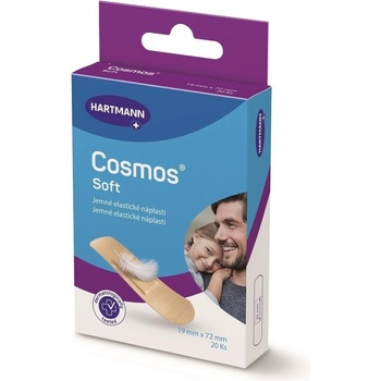 Cosmos jemná náplast soft 20 ks 19 x 72 mm