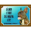 Dafiko Tabulka Francouzský buldoček tmavý