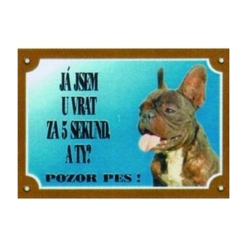 Dafiko Tabulka Francouzský buldoček tmavý