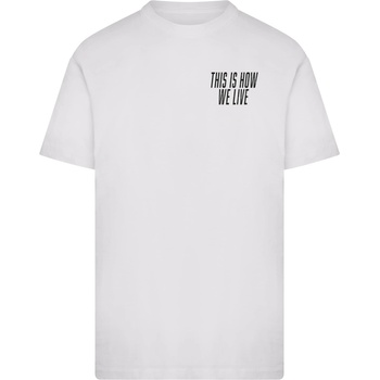 Mister Tee Тениска This Is How We Live Tee white XXLUB-MT4018-00220 - Тъмносив, размер M