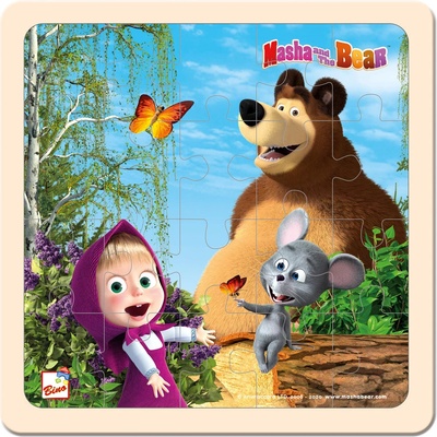 Bino Puzzle barevné Krtek a Panda
