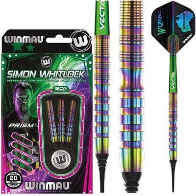 Winmau soft Simon Whitlock World Cup Rainbow SE 18g, 90% wolfram