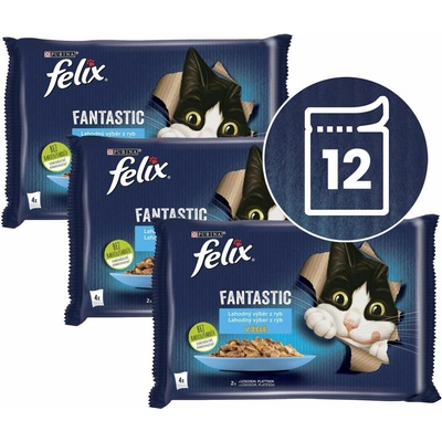Felix Fantastic losos platesa v želé 12 x 85 g