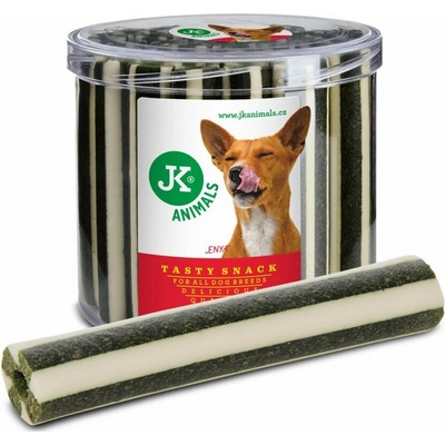 JK ANIMALS Tubitos s mätou polovlhká maškrta pre psov 35 ks 1,45 kg