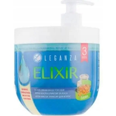 Leganza Elixir Krémová maska na vlasy s Biotinom 1000 ml