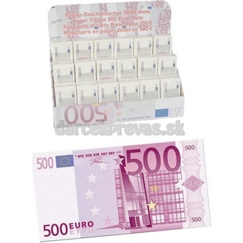 Papierové vreckovky 500 EUR